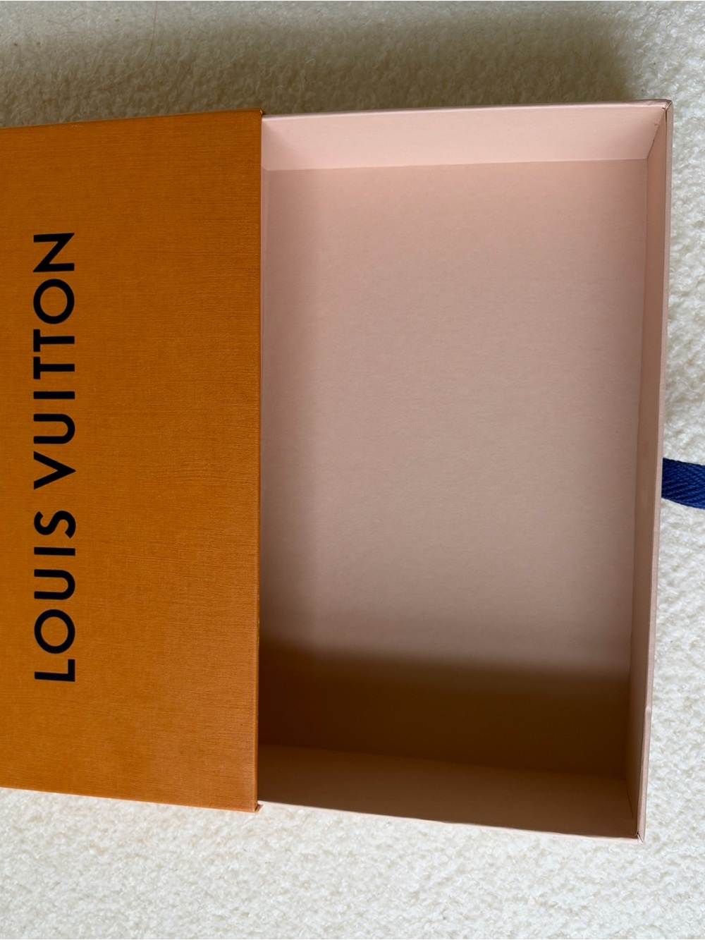 Louis Vuitton Orange & Blue Gift Box - Luxury Women's Accessory Packaging